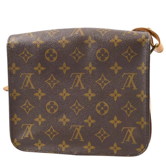 LOUIS VUITTON CARTOUCHIERE MM SHOULDER BAG MONOGRAM M51253 8906SL KK33667 - Picture 2 of 9